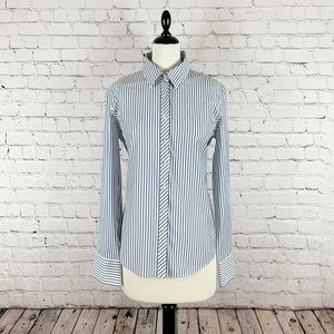 TALBOTS ~ Wrinkle-Resistant Marion Stripe Shirt 14